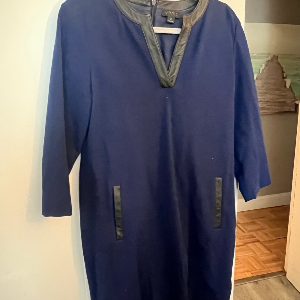 Carlisle Midnight Blue Dress with Ebony Accents